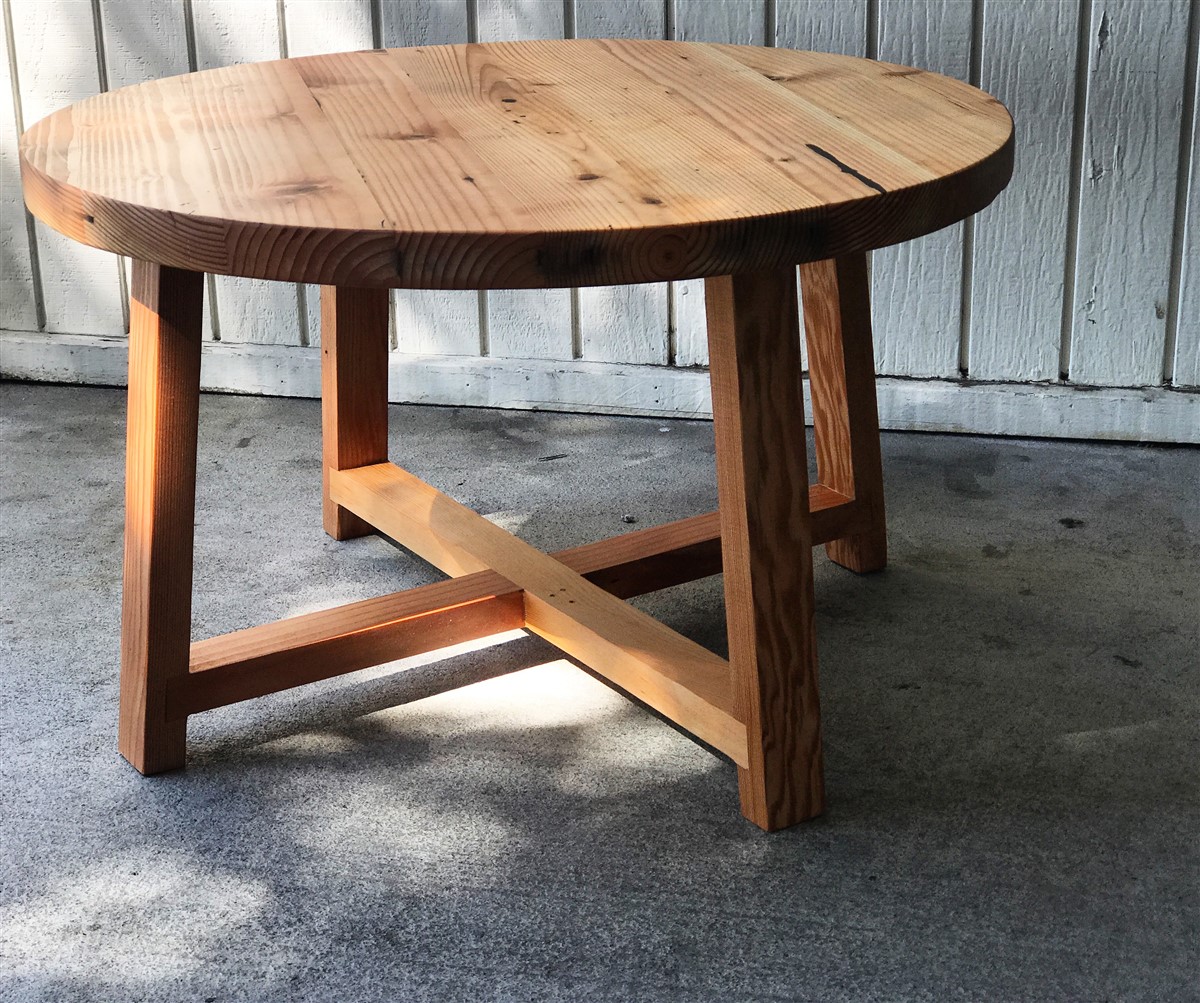 Tables à manger rondes en bois