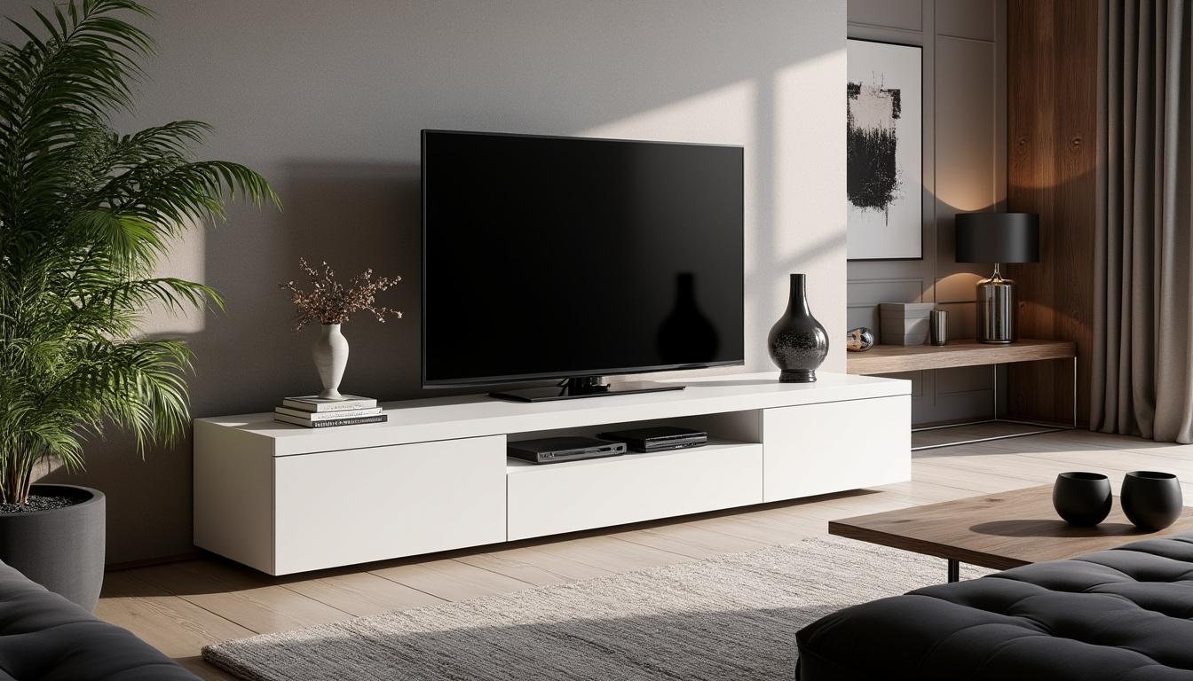 découvrez comment sublimer votre intérieur en associant le meuble tv design blanc laqué cavalli à d'autres éléments décoratifs. inspirez-vous de nos astuces pour créer une ambiance harmonieuse et moderne dans votre salon.