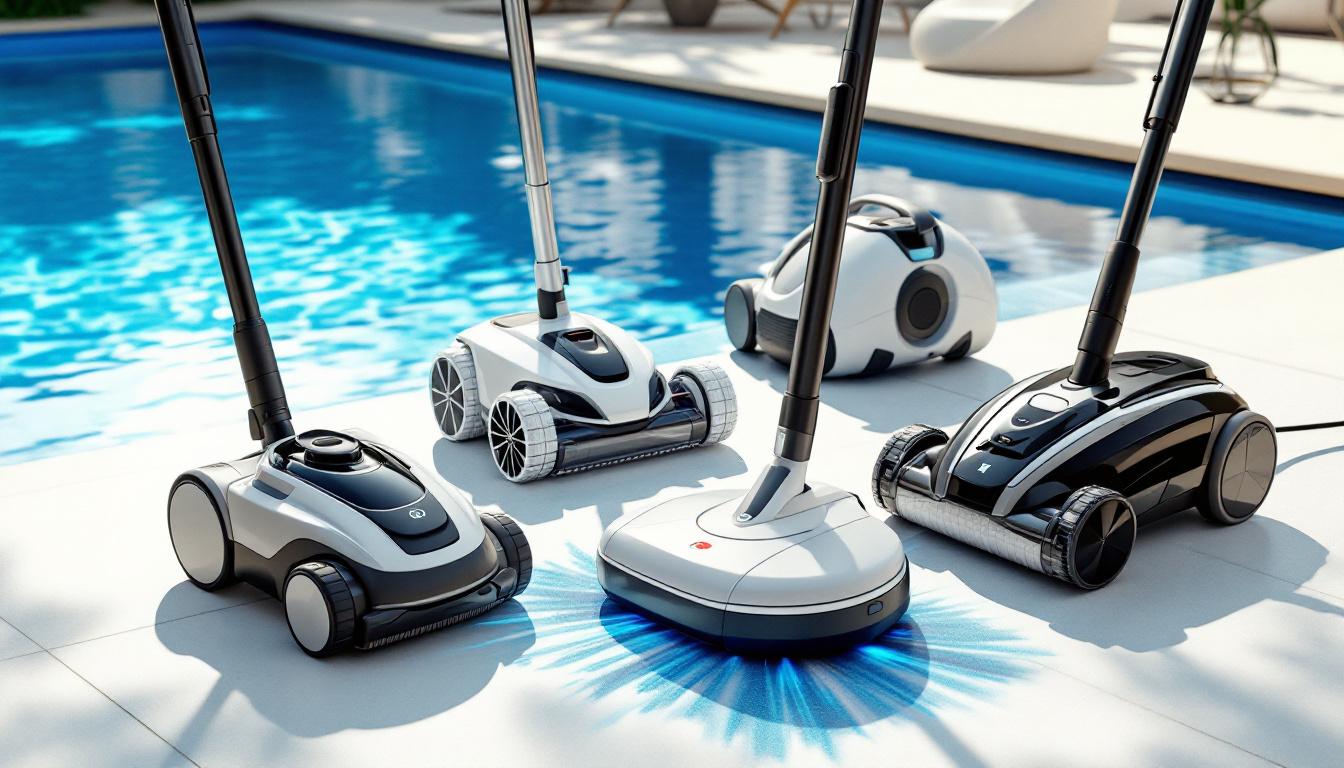 découvrez notre sélection des meilleures marques d'aspirateurs de piscine sans fil pour un nettoyage efficace et sans contrainte.