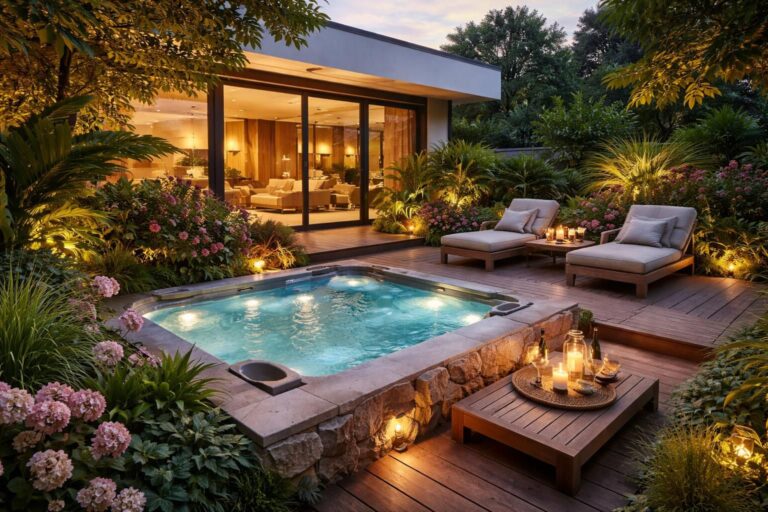 Comment une idée d&rsquo;aménagement pour un coin spa à l&rsquo;extérieur peut valoriser votre maison
