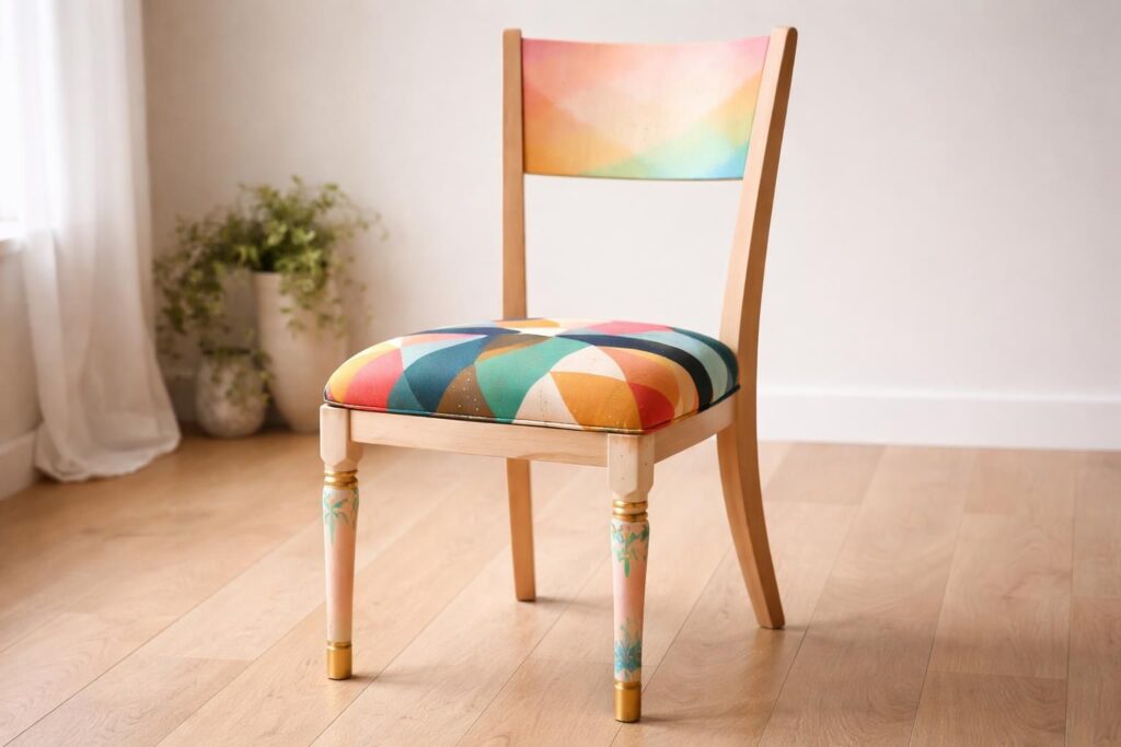 Idées déco pour une chaise en bois : comment la relooker avec originalité