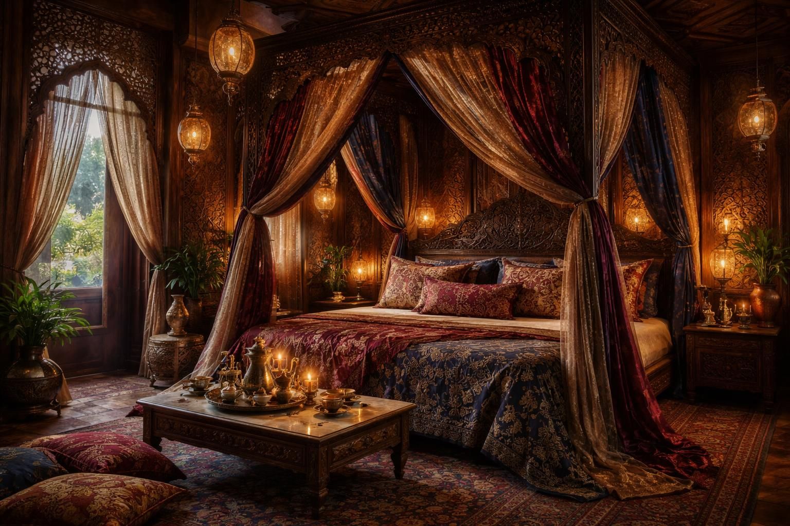 découvrez des idées déco pour une chambre orientale et plongez dans l'univers enchanteur des mille et une nuits avec des ambiances chaleureuses et exotiques.