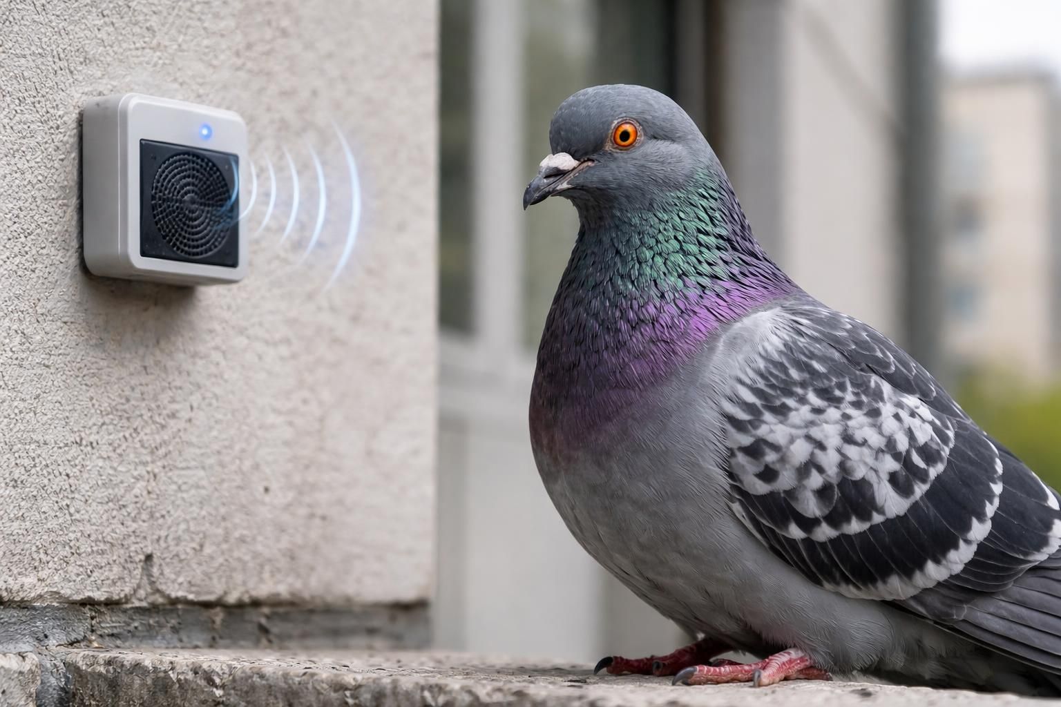 découvrez tout ce qu'il faut savoir sur l'utilisation des ultrasons pour éloigner les pigeons avant d'installer un système ultrasonique.