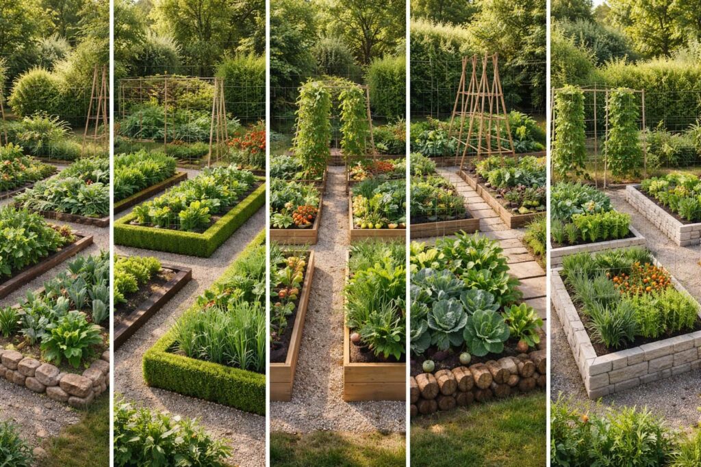 Potager délimité : 5 solutions esthétiques pour structurer vos plantations