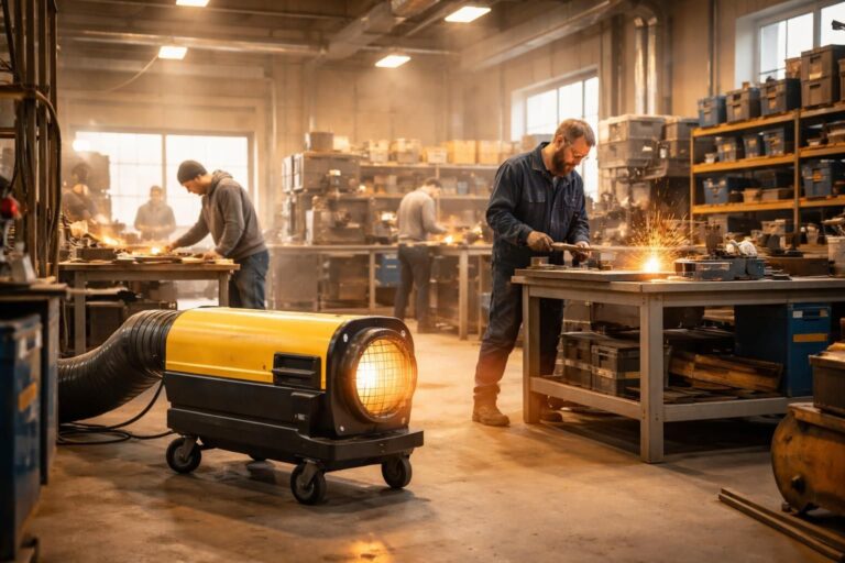 Pourquoi opter pour du chauffage industriel en location pour votre atelier ?