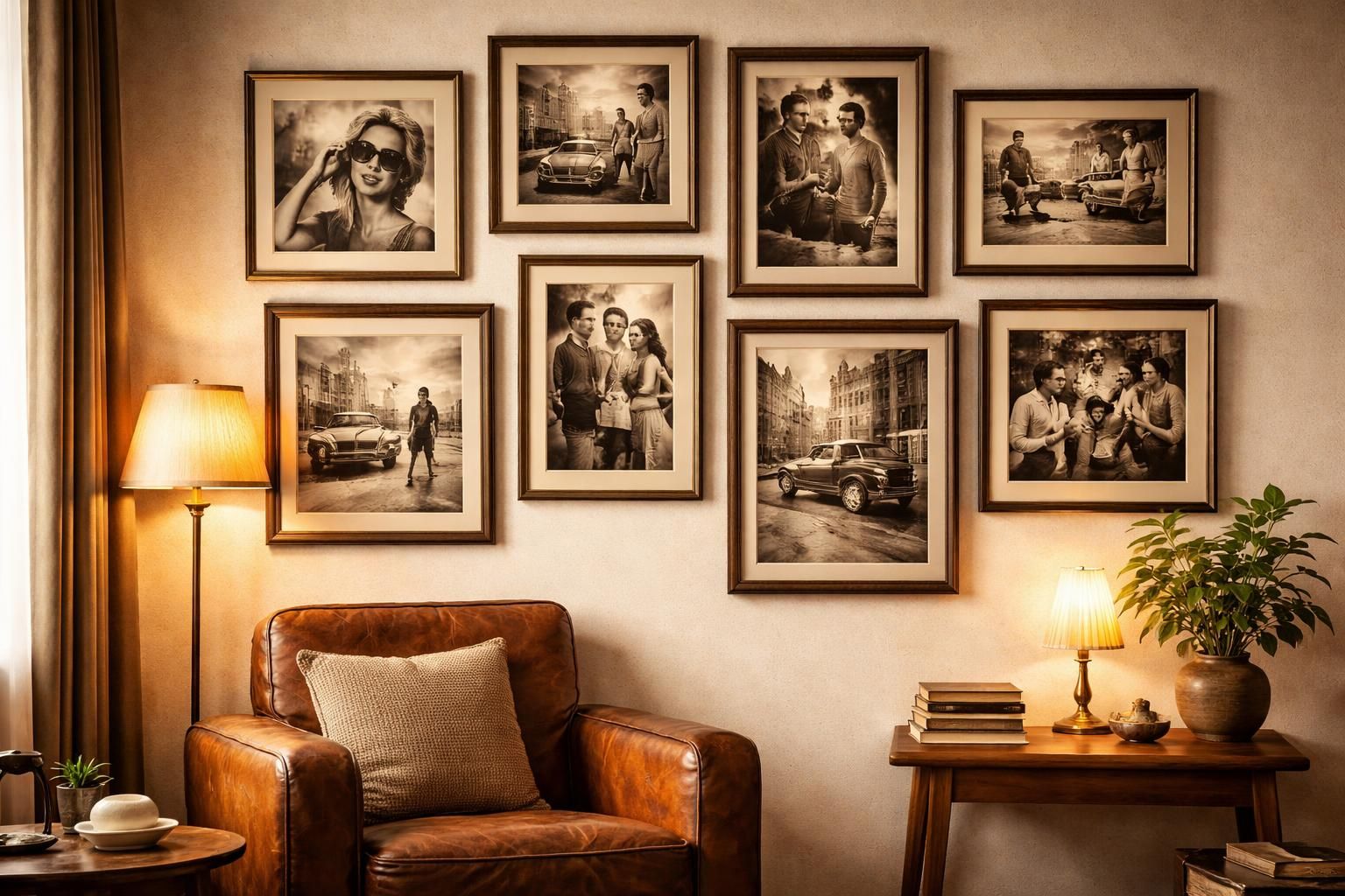 découvrez comment créer un mur de cadres rétro chez vous avec nos conseils pour afficher des affiches vintage noir et blanc, alliant élégance et nostalgie.