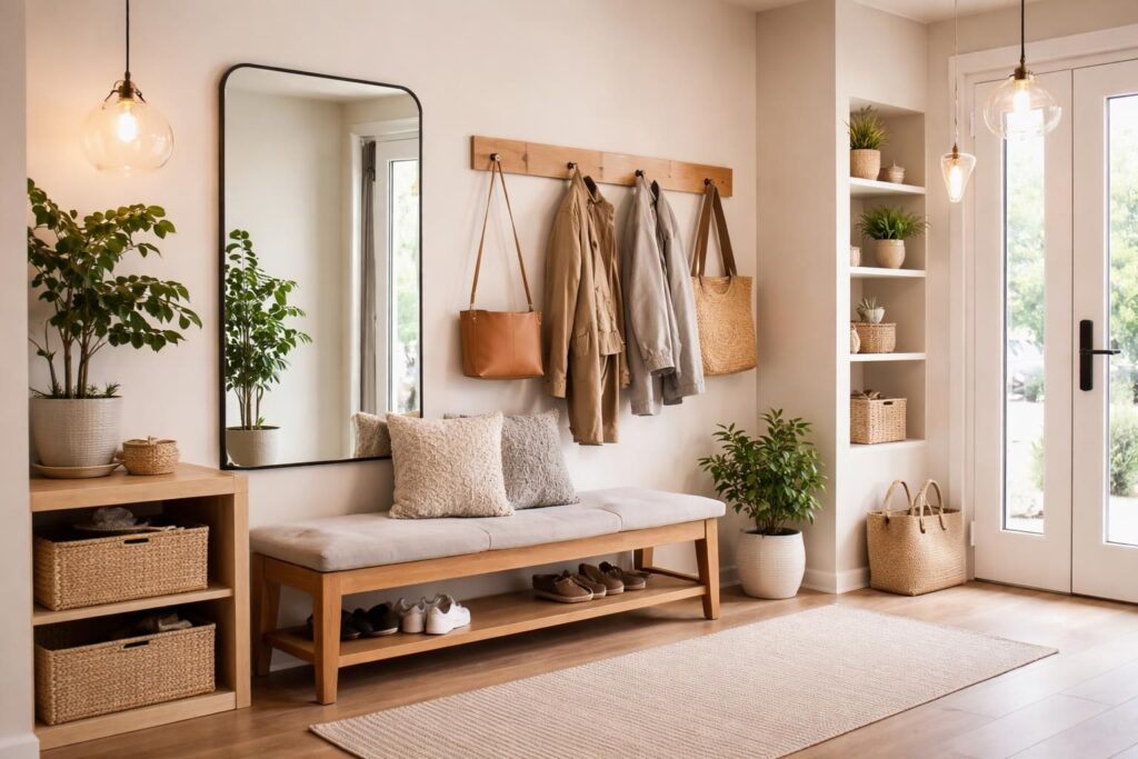 Aménagement d&rsquo;entrée : créez un espace accueillant et organisé