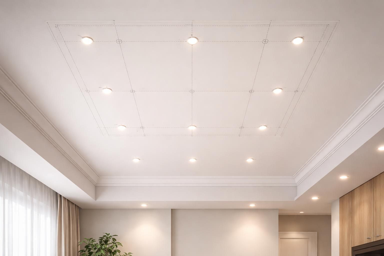 découvrez comment réussir votre plan d'implantation pour des spots encastrés au plafond et optimiser l'éclairage de votre intérieur avec style et efficacité.