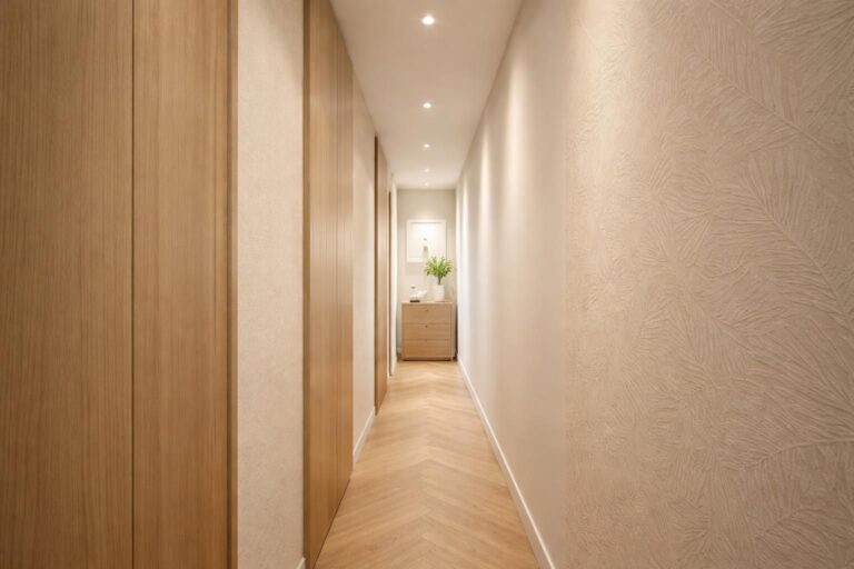 Petit espace : quel revêtement mural choisir pour un couloir très étroit ?