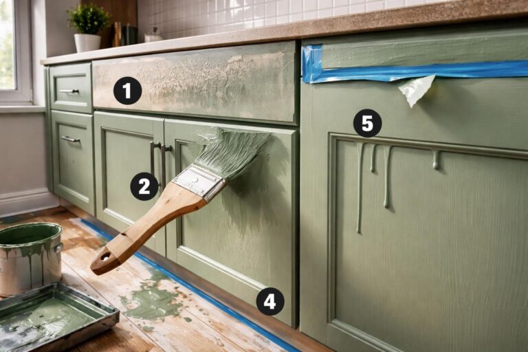 Repeindre ses meubles de cuisine : les 5 erreurs à éviter absolument