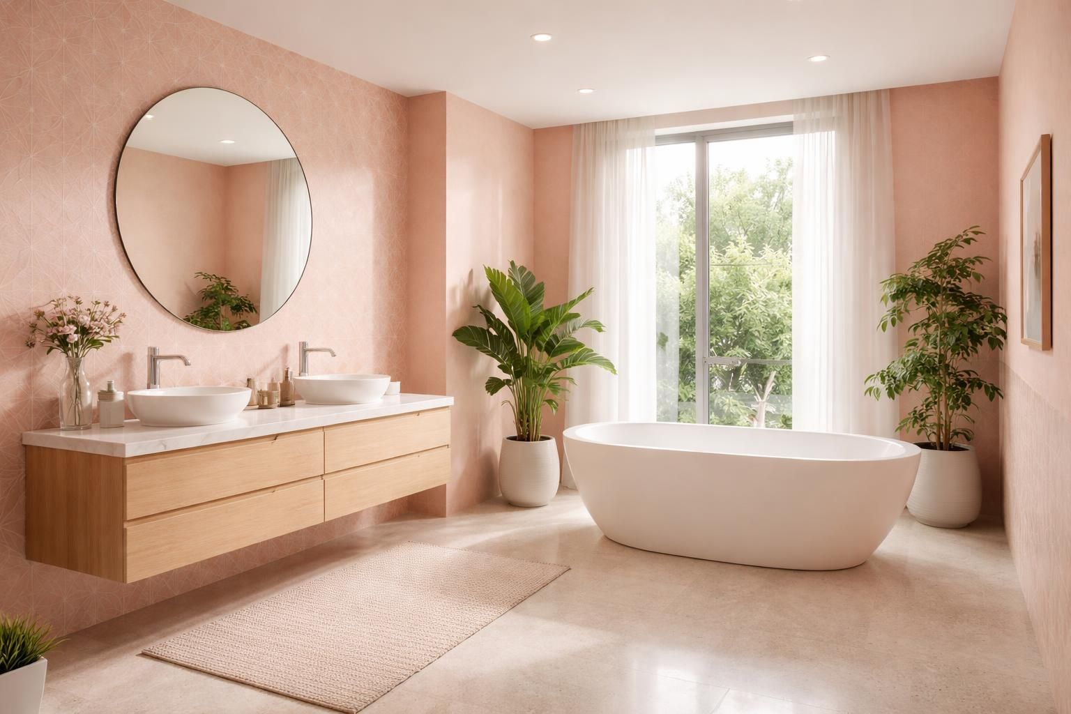 découvrez nos idées modernes pour une salle de bain rose, alliant élégance et originalité pour une pièce d'eau tendance et unique.