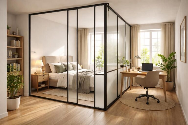 Séparer la chambre et le bureau : nos solutions de cloisonnement amovibles