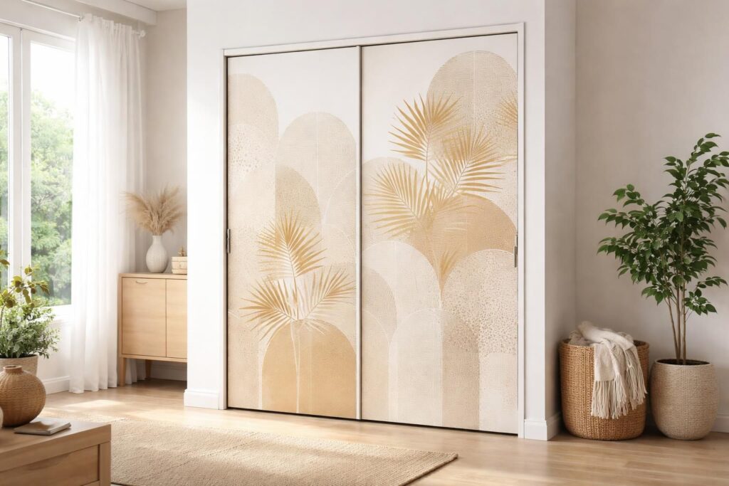 Stickers pour portes de placard : l’astuce pour relooker votre rangement