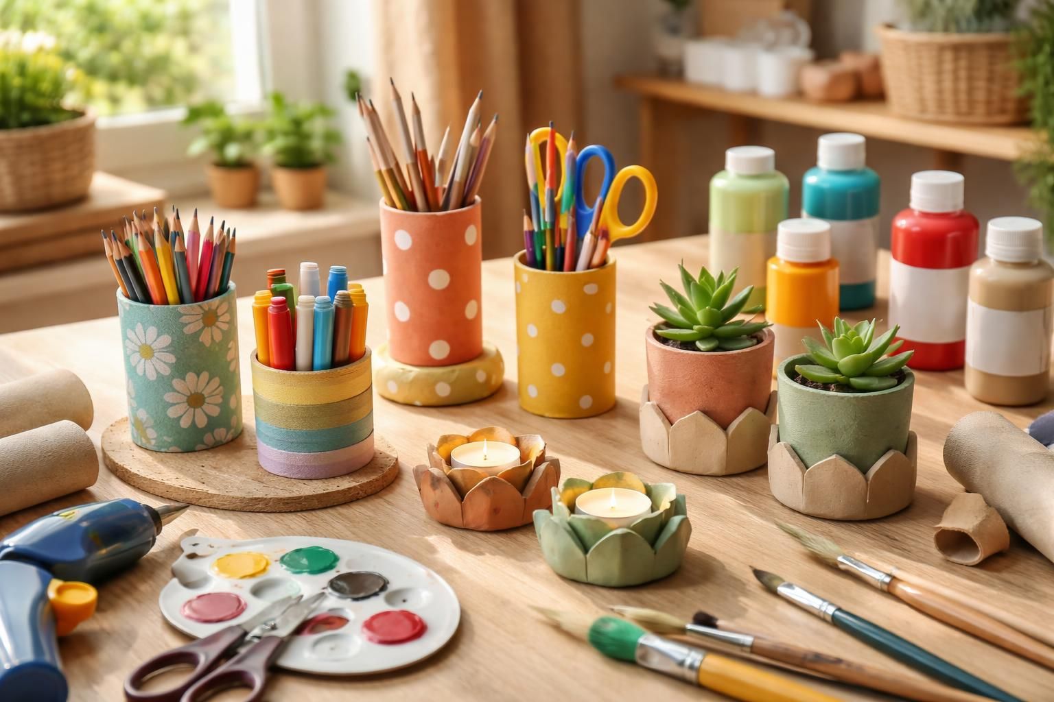 découvrez des idées créatives de décoration récup avec des rouleaux de papier toilette. suivez notre tuto facile pour transformer ces matériaux simples en objets déco uniques et éco-responsables.