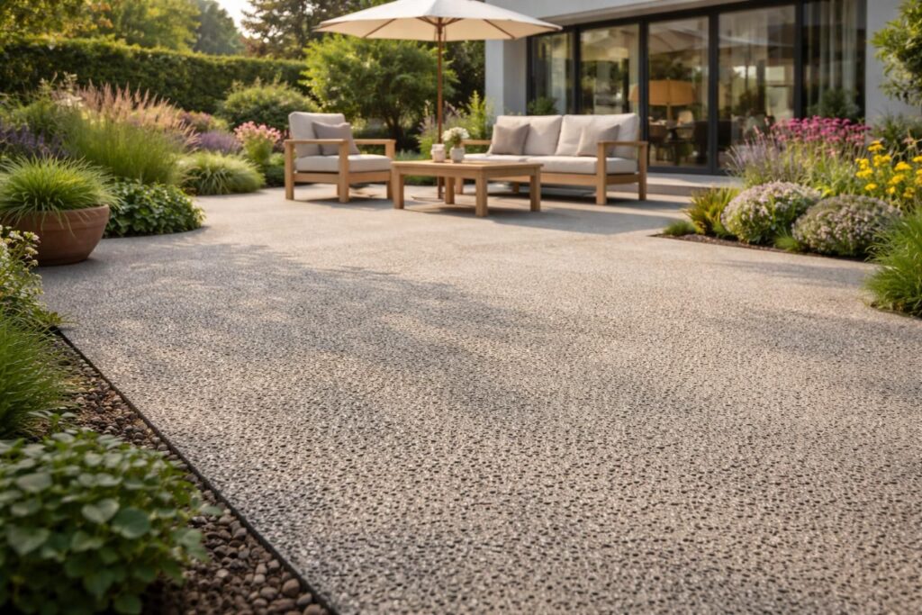 Béton drainant : la recette parfaite pour une terrasse sans flaques