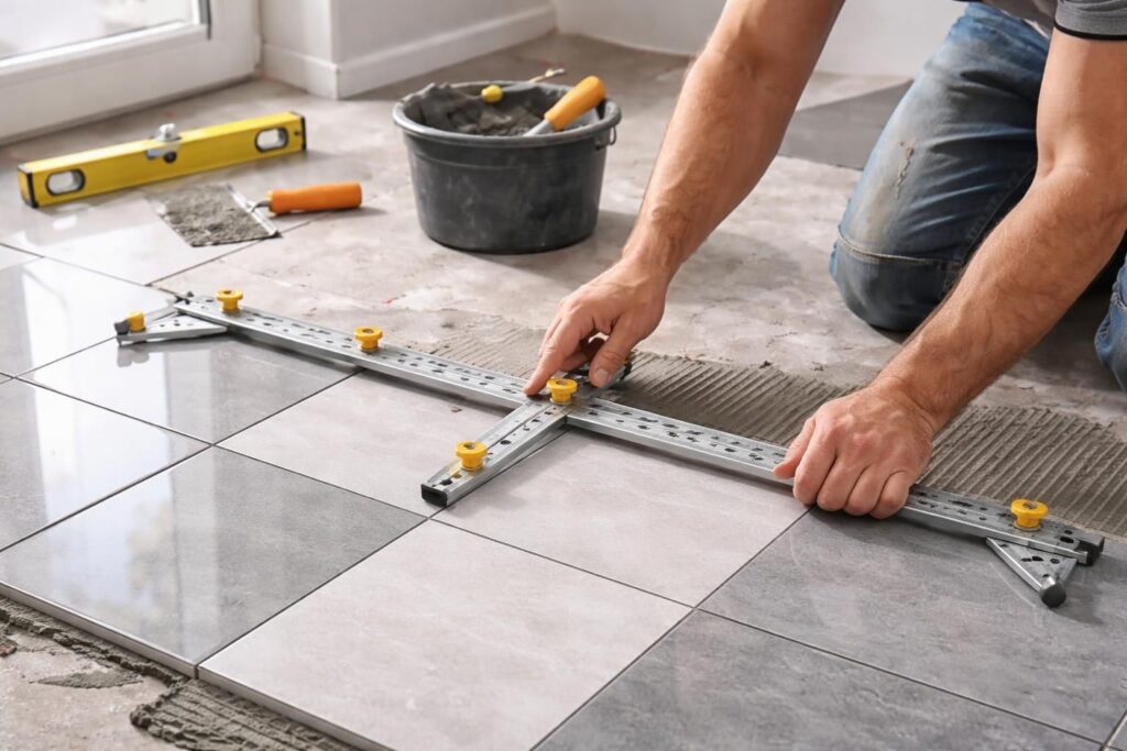 Utiliser une pige carrelage pour poser ses carreaux parfaitement