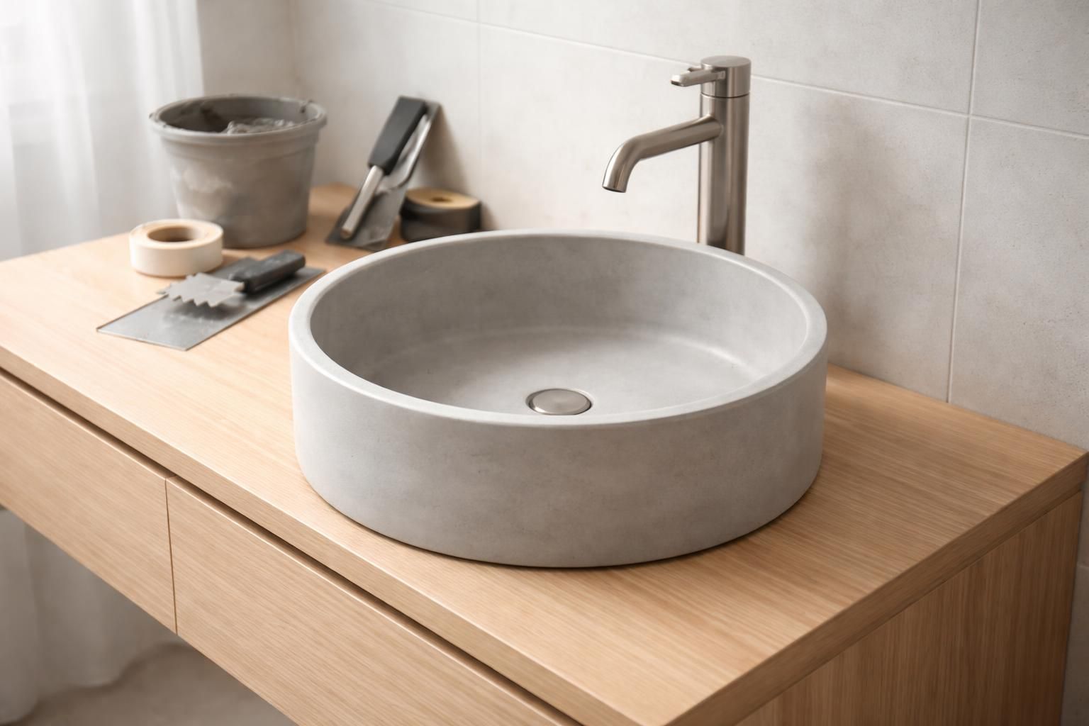 découvrez comment installer une vasque de salle de bain en béton ciré pour allier style moderne et robustesse durable, avec des conseils pratiques étape par étape.