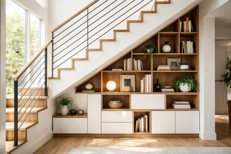 Pourquoi fabriquer un meuble sous escalier peut transformer votre intérieur