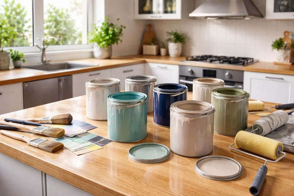Comment choisir la bonne peinture pour plan de travail pour votre cuisine