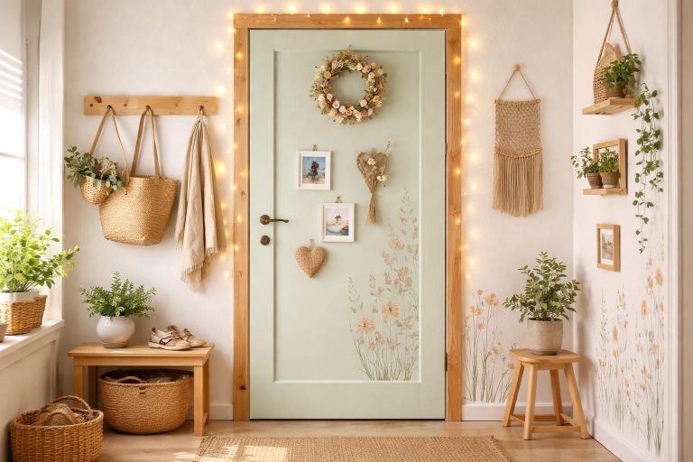 Décorer une porte intérieure : 10 idées faciles et économiques